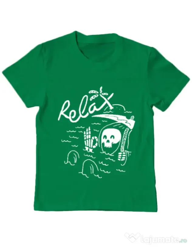Tricou ADLER copil Relax Verde mediu