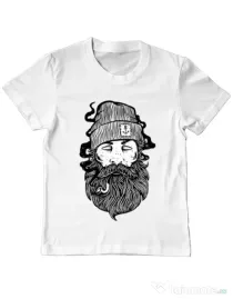 Tricou ADLER copil Sailor Man Alb
