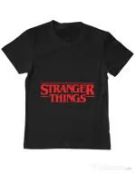 Tricou ADLER copil Stranger things Negru