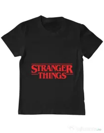 Tricou ADLER copil Stranger things Negru