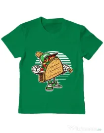 Tricou ADLER copil Taco Verde mediu