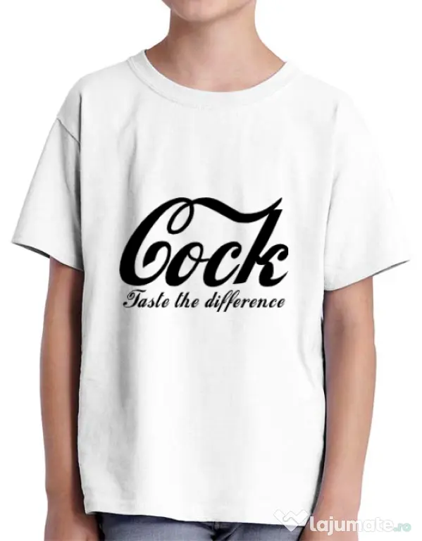 Tricou ADLER copil Taste the difference Alb