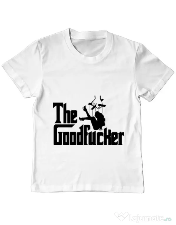 Tricou ADLER copil The goodfucker Alb