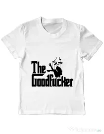 Tricou ADLER copil The goodfucker Alb