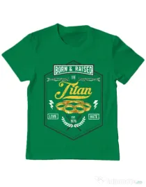 Tricou ADLER copil Titan Verde mediu
