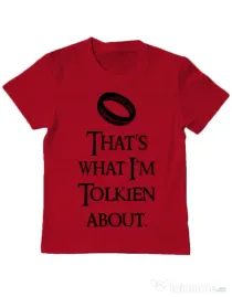 Tricou ADLER copil Tolkien Rosu