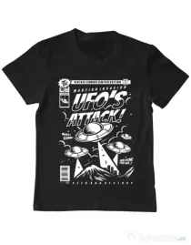 Tricou ADLER copil UFO Negru