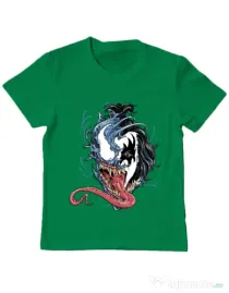 Tricou ADLER copil Venom kiss Verde mediu