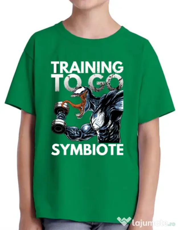 Tricou ADLER copil Venom training Verde mediu