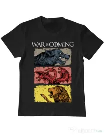 Tricou ADLER copil War is coming Negru