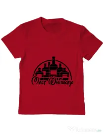 Tricou ADLER copil Whiskey Rosu