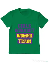 Tricou ADLER copil Women train Verde mediu