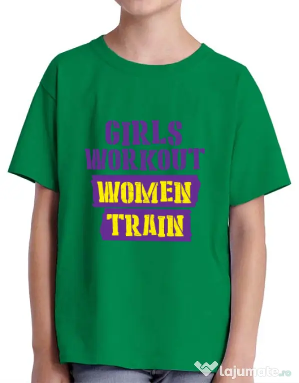Tricou ADLER copil Women train Verde mediu