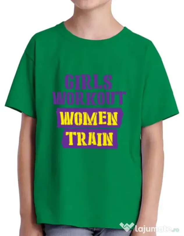Tricou ADLER copil Women train Verde mediu