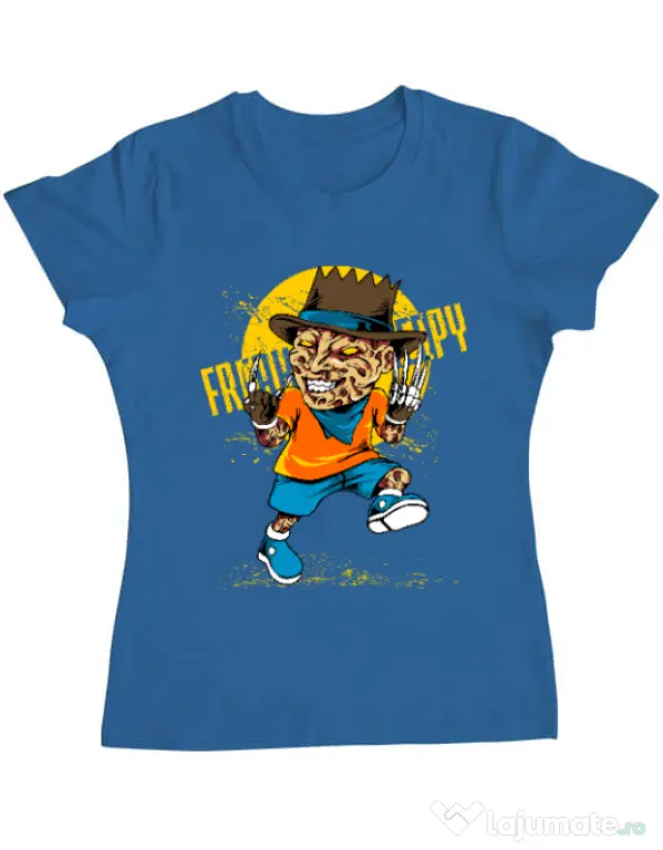 Tricou ADLER dama The nightmare Albastru azuriu