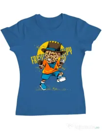 Tricou ADLER dama The nightmare Albastru azuriu