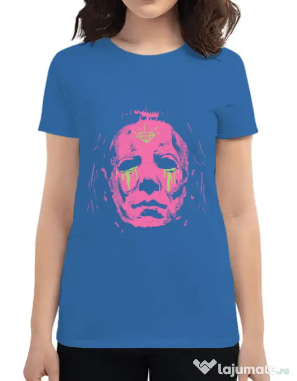 Tricou ADLER dama Come On Sweetie Pie Albastru azuriu