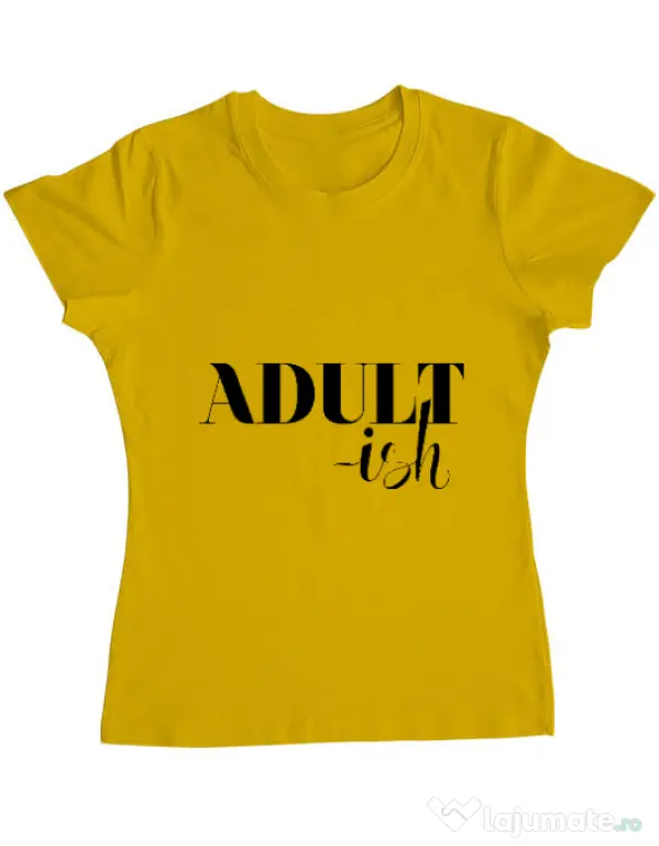 Tricou ADLER dama Adultish Galben