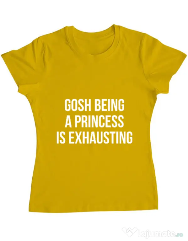 Tricou ADLER dama Princess Galben