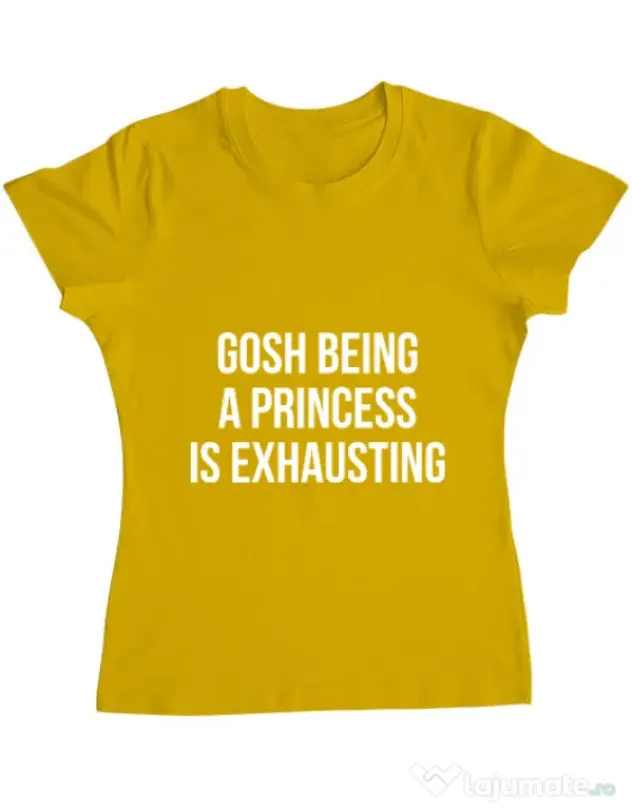 Tricou ADLER dama Princess Galben