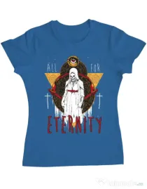 Tricou ADLER dama All for eterniry Albastru azuriu