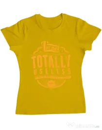 Tricou ADLER dama Bad example Galben