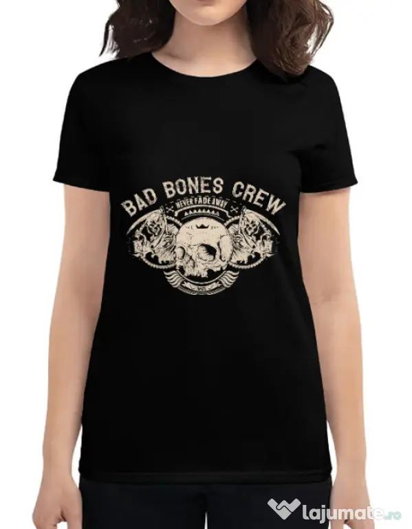 Tricou ADLER dama Grim reaper Negru
