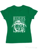 Tricou ADLER dama Riders on the storm Verde mediu