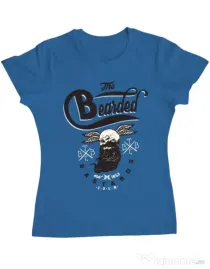 Tricou ADLER dama The bearded bastards Albastru azuriu