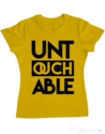 Tricou ADLER dama Untouchable Galben