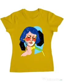Tricou ADLER dama Dreamy girl Galben