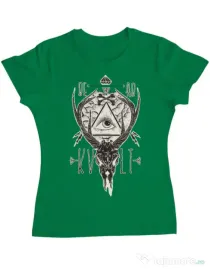 Tricou ADLER dama Dead kult Verde mediu
