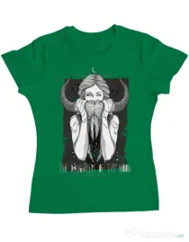 Tricou ADLER dama The Daughters Of The Moon Verde mediu