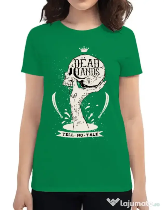 Tricou ADLER dama Dead hands Verde mediu