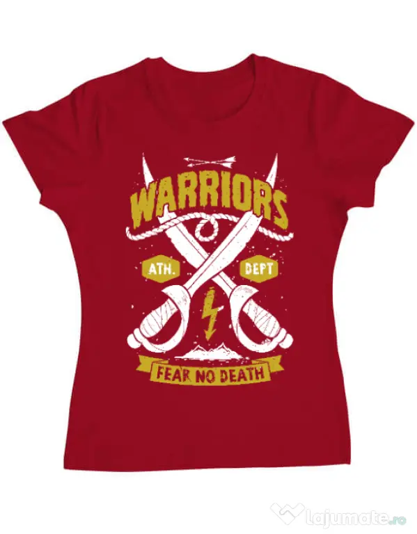 Tricou ADLER dama Warriors Rosu