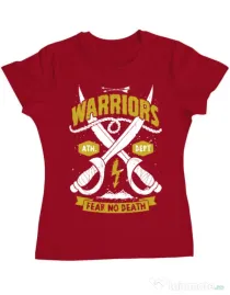 Tricou ADLER dama Warriors Rosu
