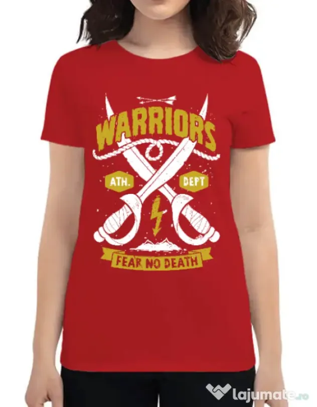 Tricou ADLER dama Warriors Rosu