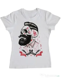 Tricou ADLER dama Deep cuts Alb