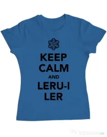 Tricou ADLER dama Ler Albastru azuriu
