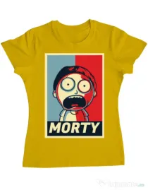 Tricou ADLER dama Morty Galben