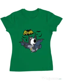 Tricou ADLER dama Bat Brian Verde mediu