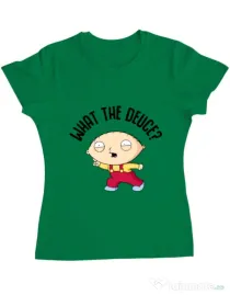 Tricou ADLER dama What the deuce Verde mediu