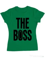 Tricou ADLER dama The boss Verde mediu