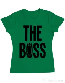 Tricou ADLER dama The boss Verde mediu