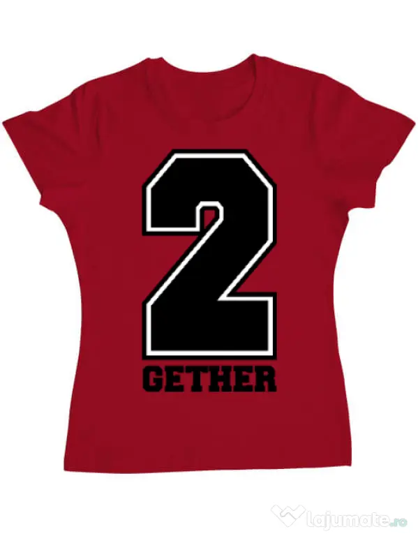 Tricou ADLER dama Together Rosu