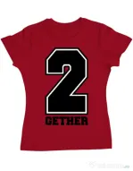 Tricou ADLER dama Together Rosu