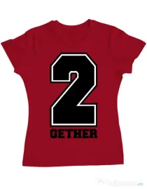 Tricou ADLER dama Together Rosu