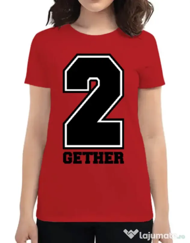 Tricou ADLER dama Together Rosu