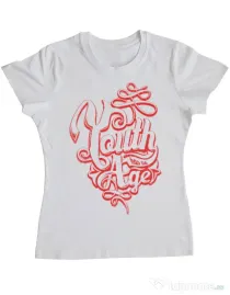 Tricou ADLER dama Youth has no age Alb