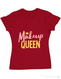 Tricou ADLER dama Makeup queen Rosu